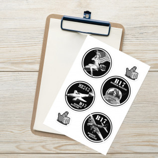 B17 Bomber Defense Sticker sheet Set 1